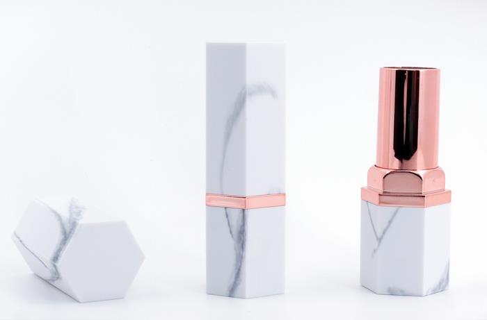 Hexagonal lipstick packaging